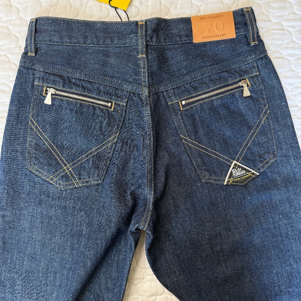 Roy Roger's 70th Anniversary Selvedge Denim Jeans Made in Italy Size 29 - Picture 8 of 14